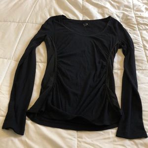 Three Dots long sleeve Tee with detail